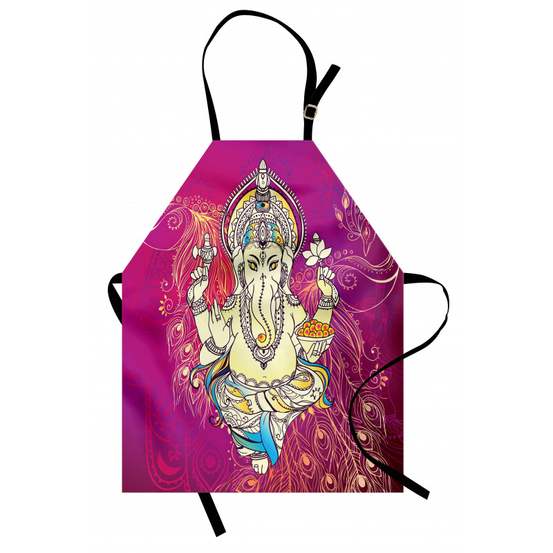 Folkloric Elephant Boho Apron