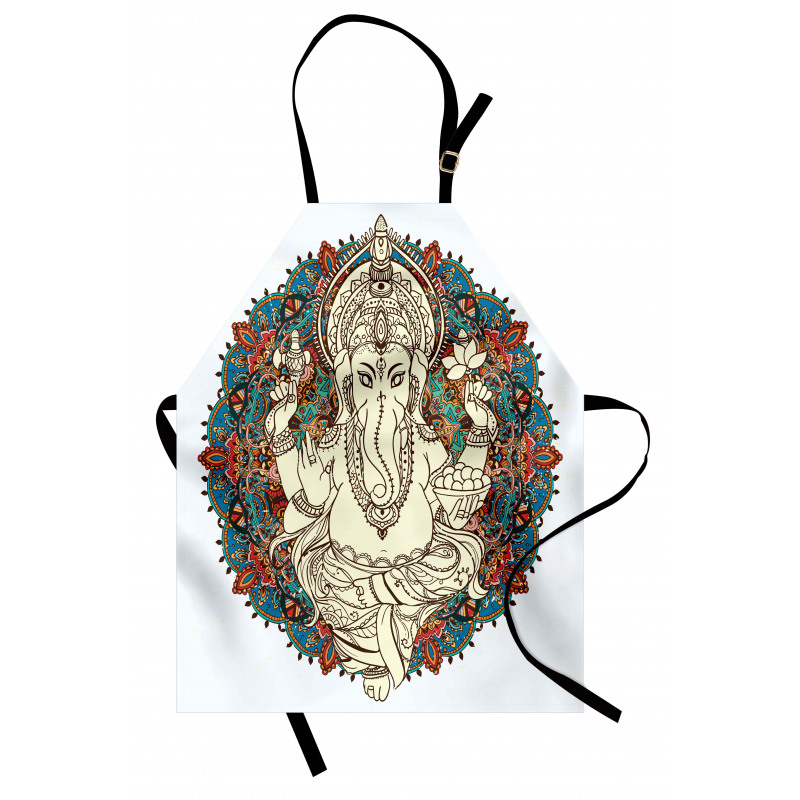 Asian Elephant Blossoms Apron