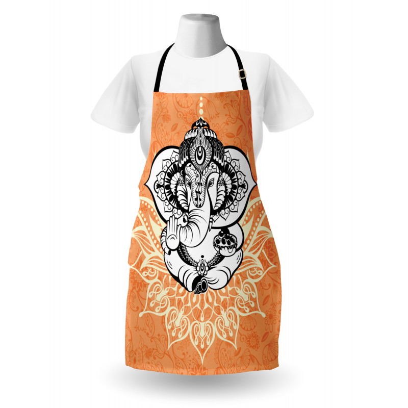 Pop Art Asian Elephant Apron