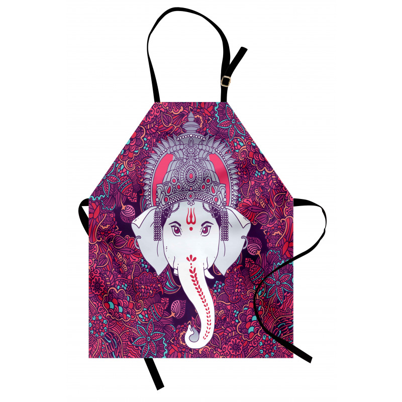 Elephant Mandala Art Apron