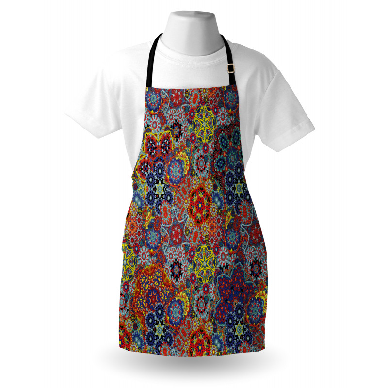 Combined Nested Paisley Apron