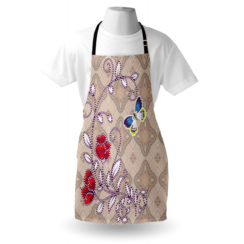 Blooming Flower Retro Apron