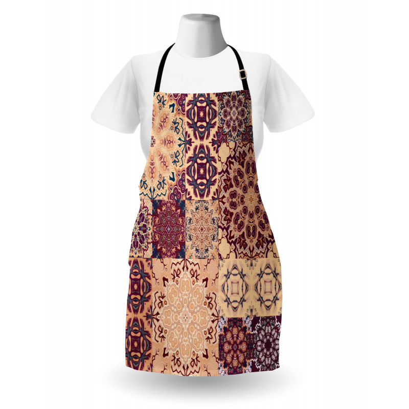 Floral Tiles Apron