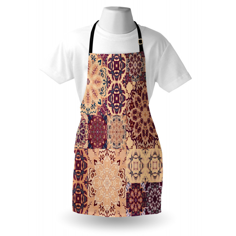 Floral Tiles Apron