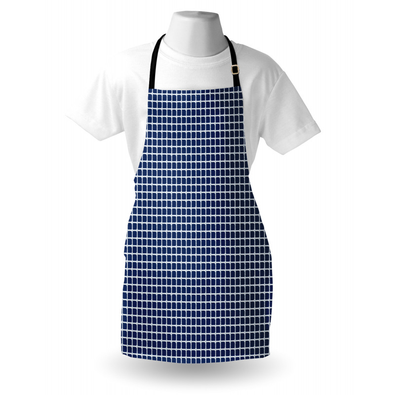 Sailor Rope Squares Grid Apron