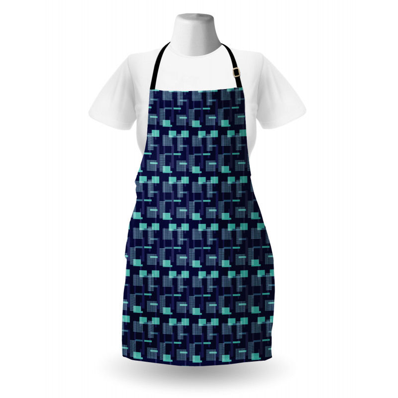 Modern Surreal Shapes Apron