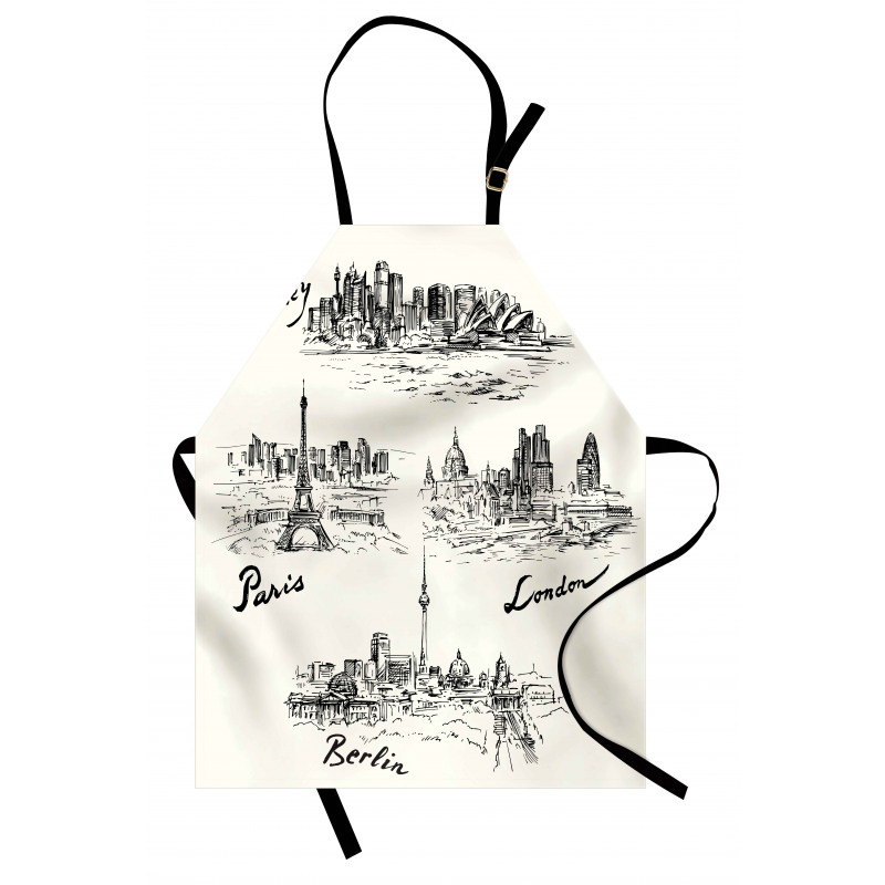 World's Famous Cities Apron