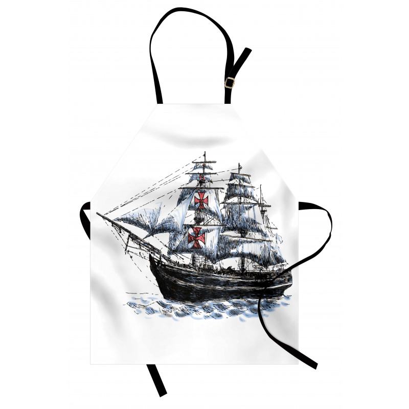 Columbus Ship Sailing Apron