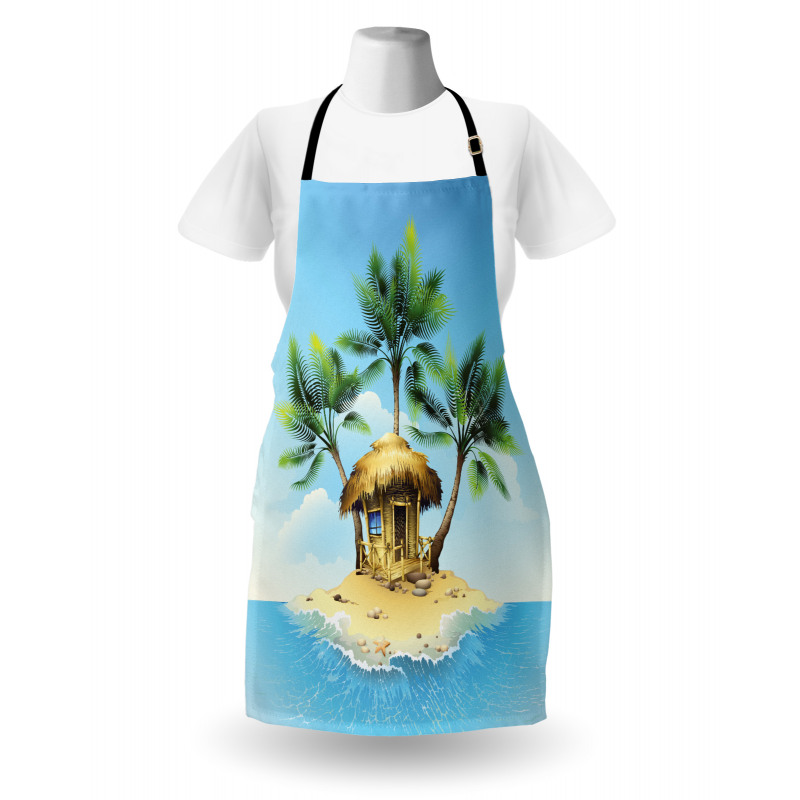 Bungalow with Palm Tree Apron