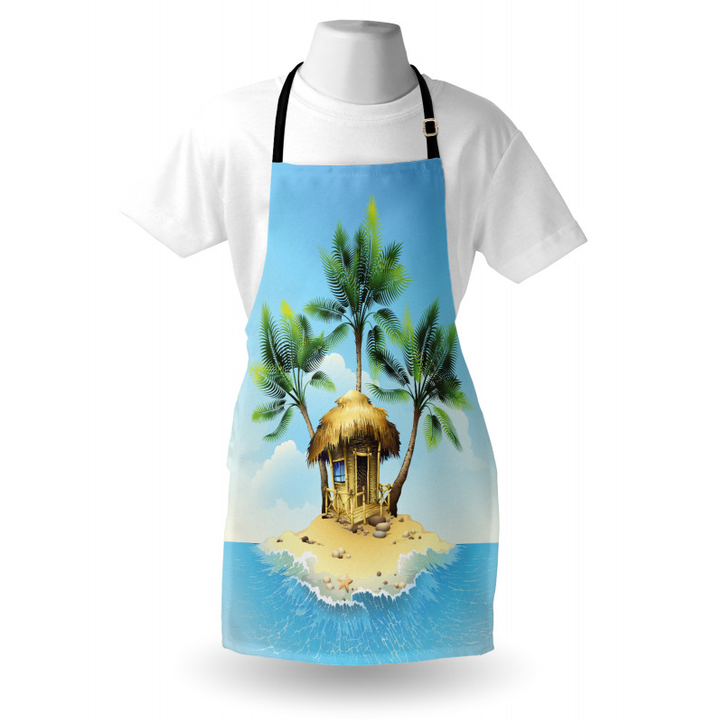 Bungalow with Palm Tree Apron