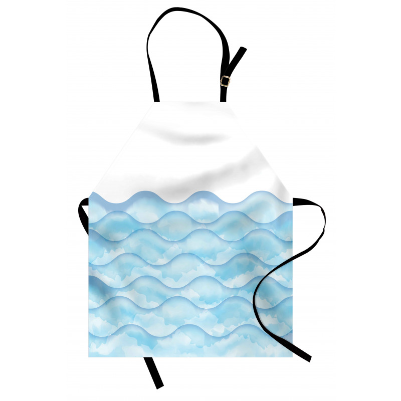 Sea Ocean Waves Art Apron