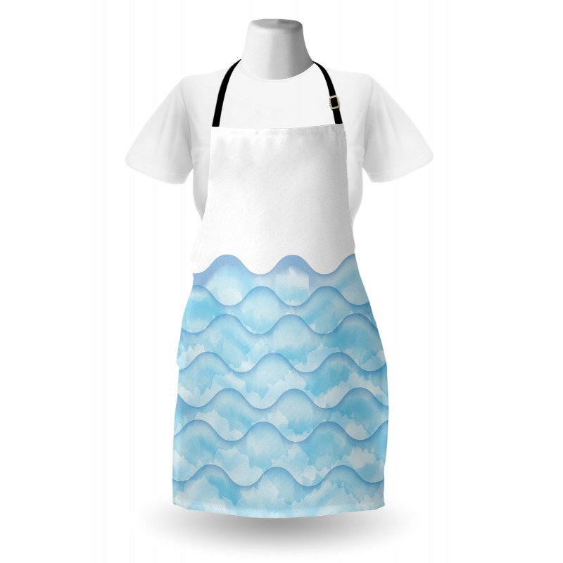 Sea Ocean Waves Art Apron