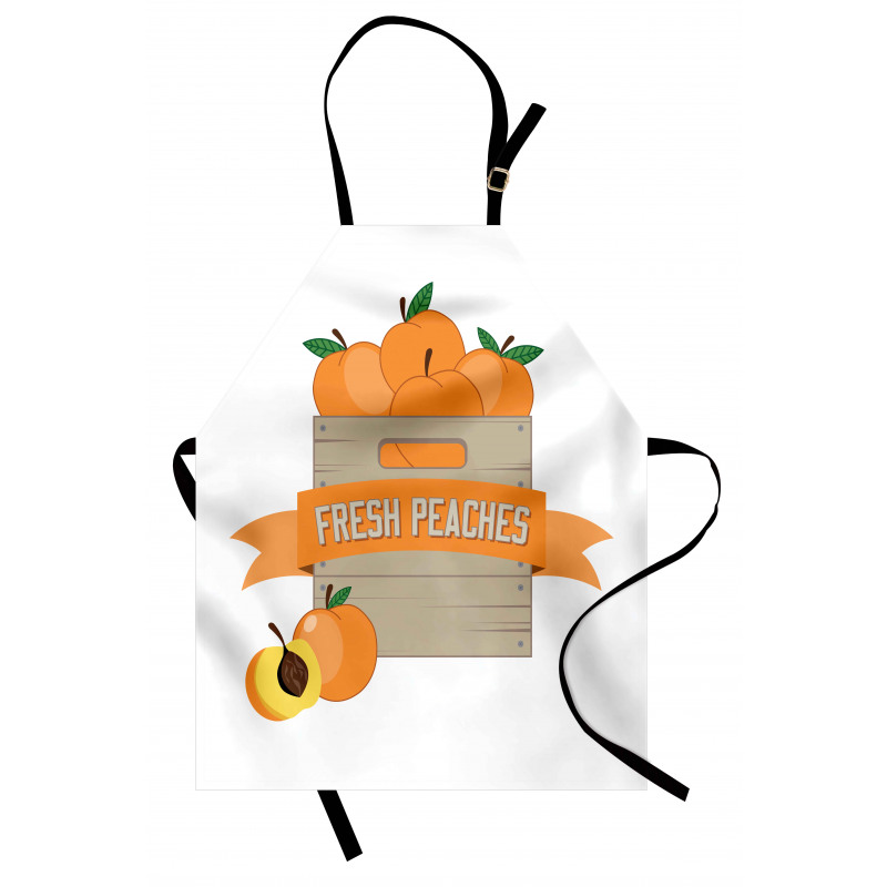 Fresh Ripe Fruits in a Box Apron