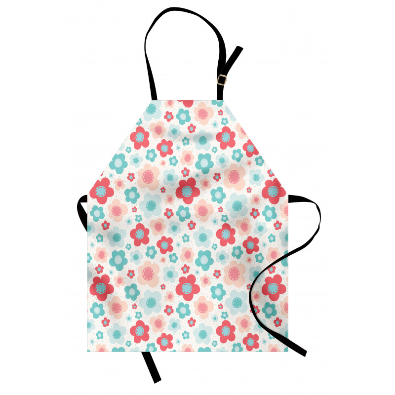 Pastel Childish Spring Art Apron