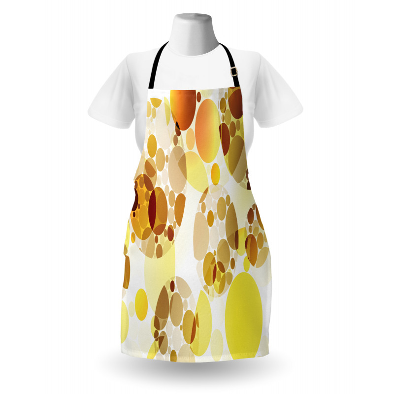 Graphic Polka Dots 50s Apron