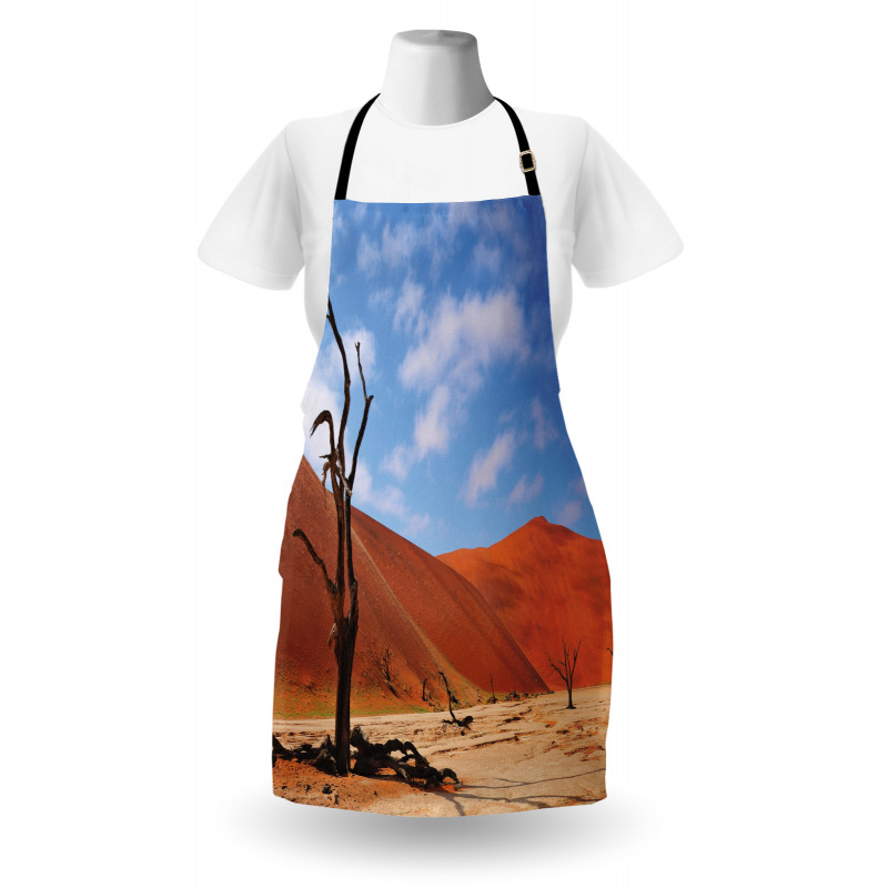 Lonely Tree in Desert Apron