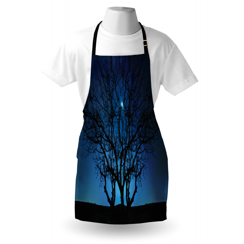 Night Moon Cosmos Apron