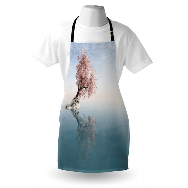 Lonely Tree in Water Apron