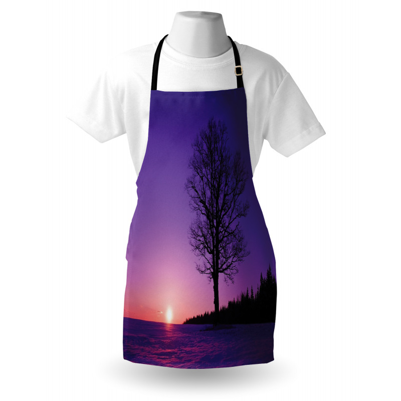 Sunset Nature Landscape Apron