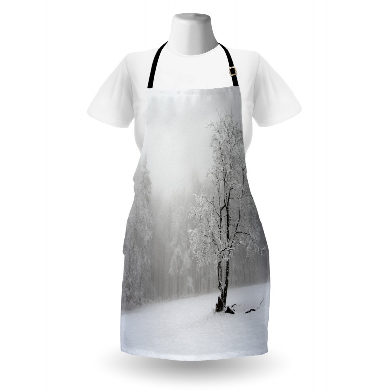 Winter Snowy Forest Cold Apron
