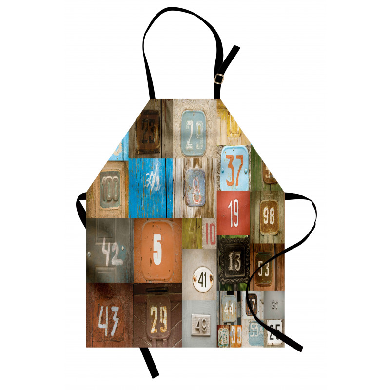 Nostalgic Door Numbers Apron