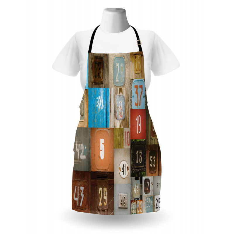 Nostalgic Door Numbers Apron