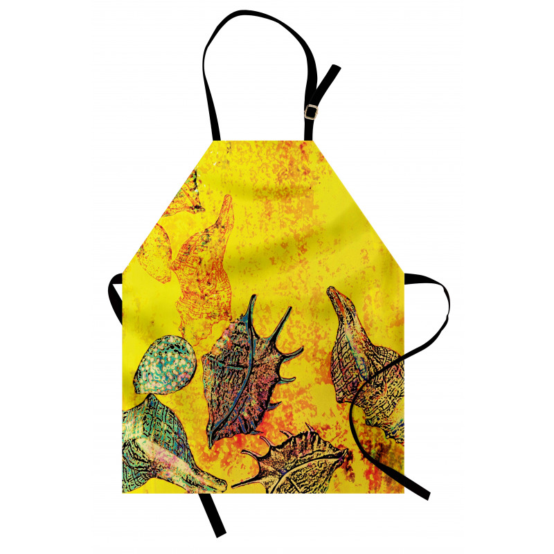 Seashells Animal Grunge Apron