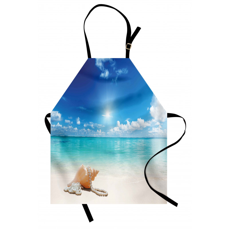 Seashells Tropical Beach Apron