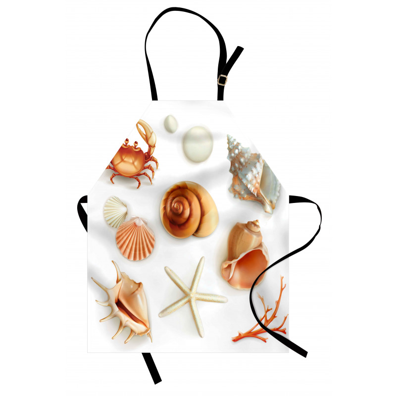 Seashells Marine Aquatic Apron