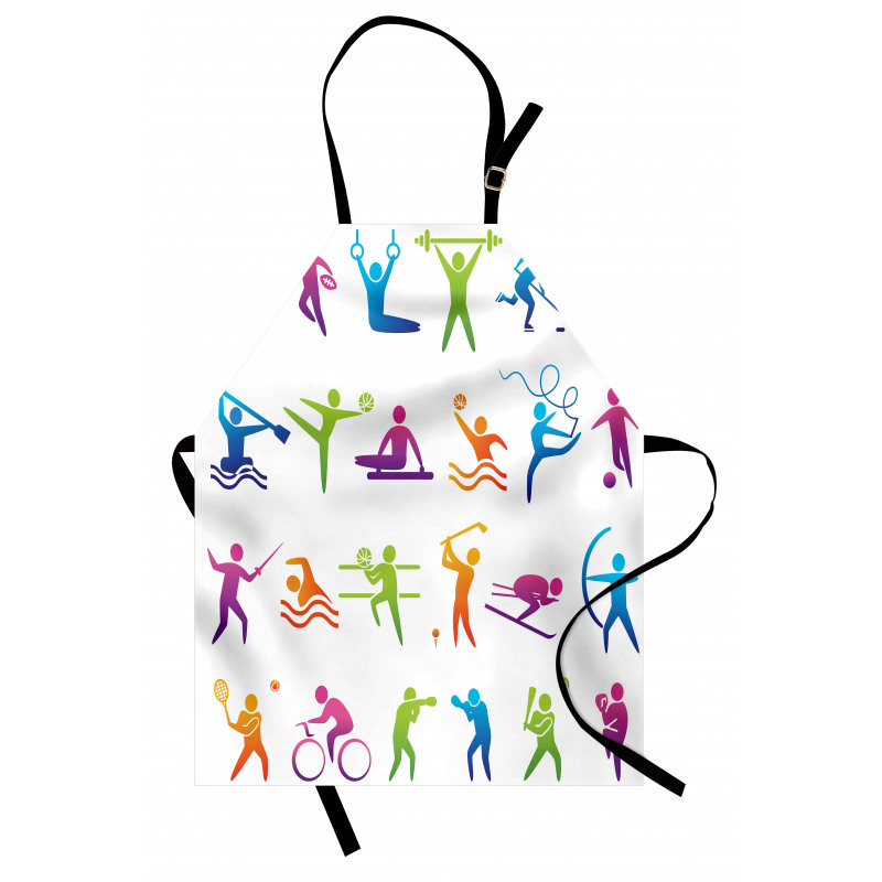 Sport Stick Man Apron