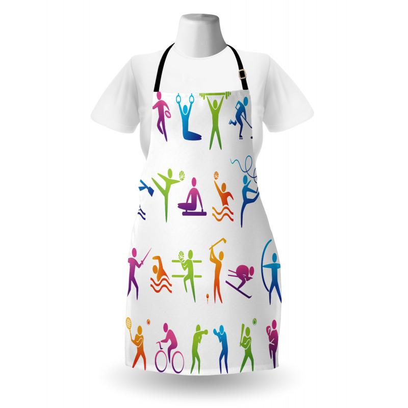 Sport Stick Man Apron