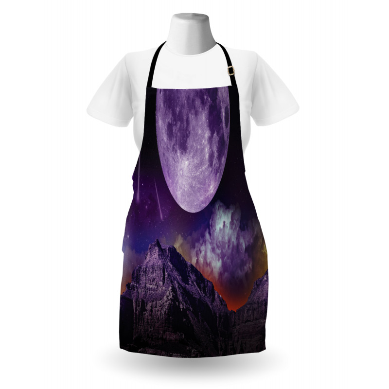Moon and Asteroids Apron