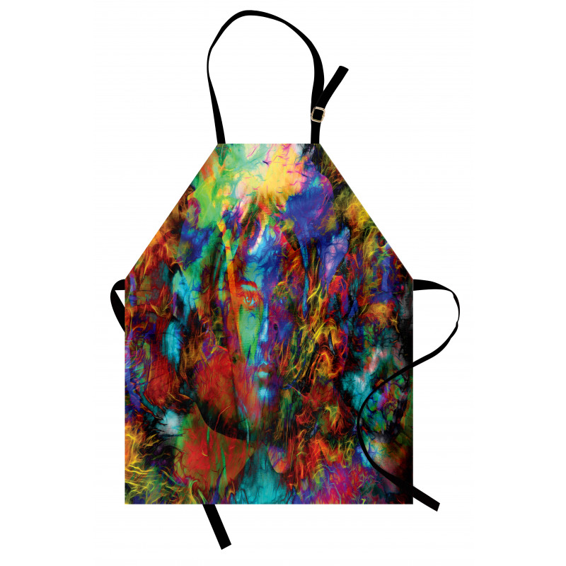 Woman Face Spirit Apron