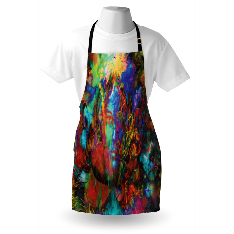 Woman Face Spirit Apron