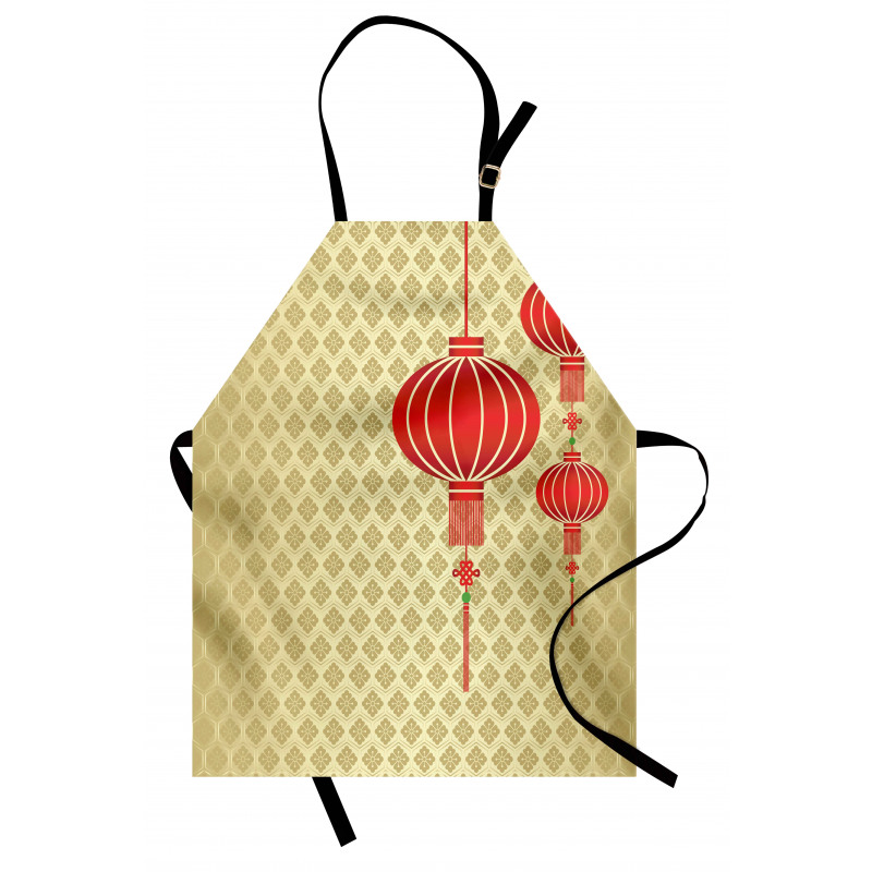 Chinese Baroque Pattern Apron