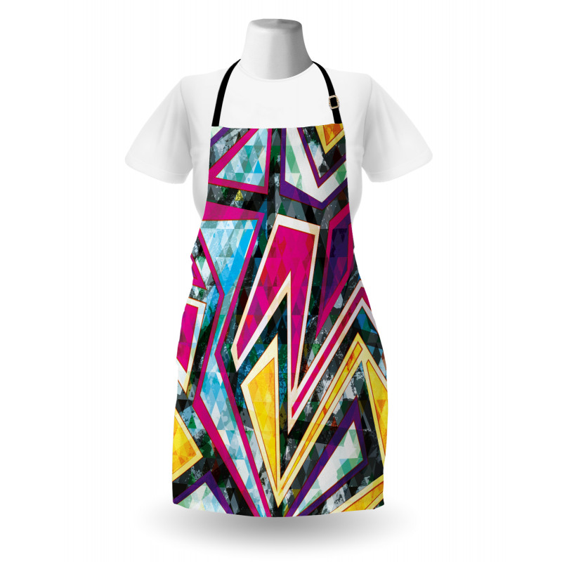 Geometric Diamond Apron