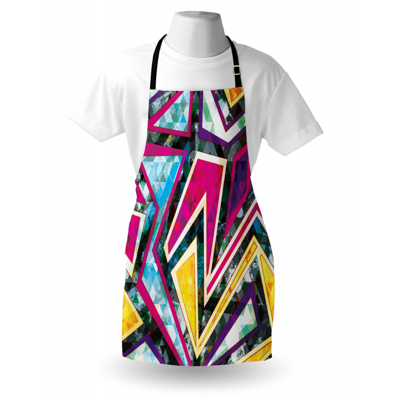 Geometric Diamond Apron