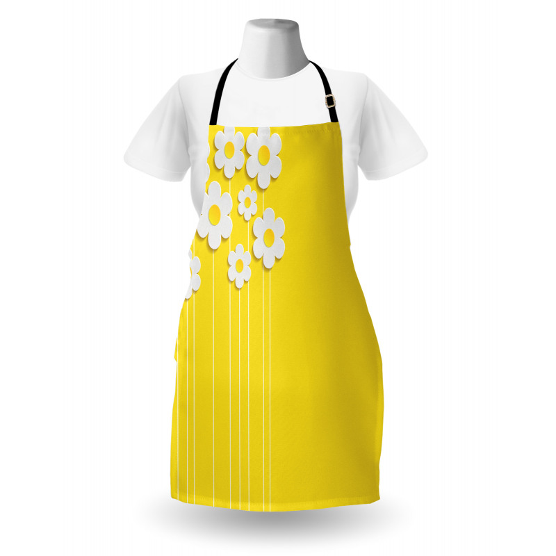 Cartoon Spring Flowers Apron