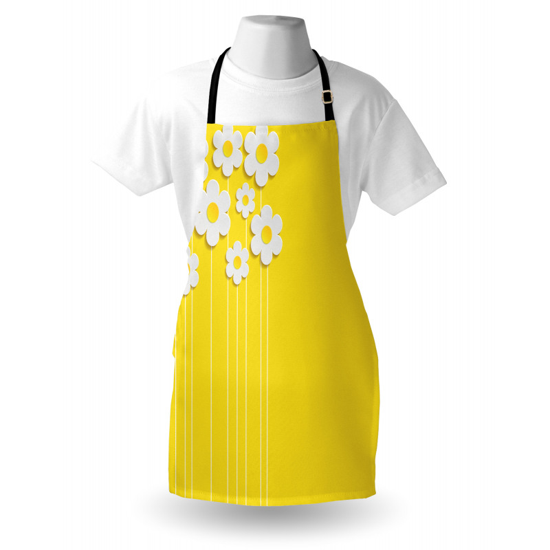 Cartoon Spring Flowers Apron