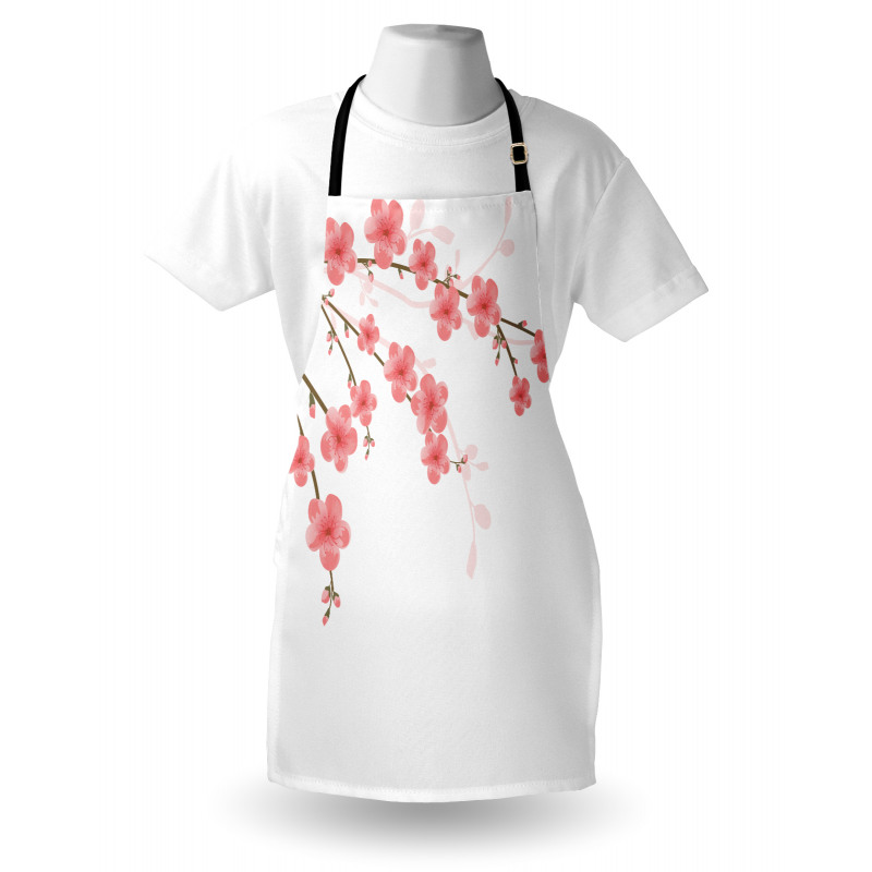 Cherry Blossom Artwork Apron