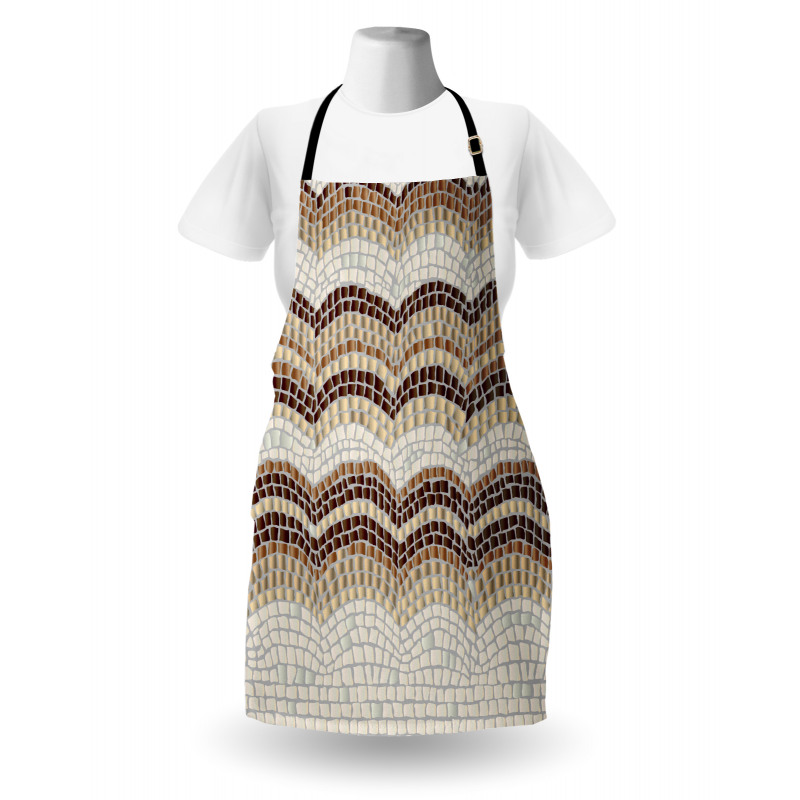 Antique Mosaic Effect Apron