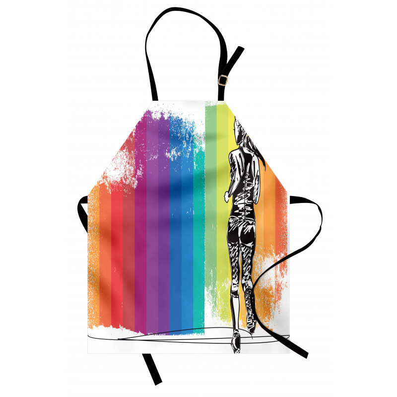 Marathon Runner Ombre Apron