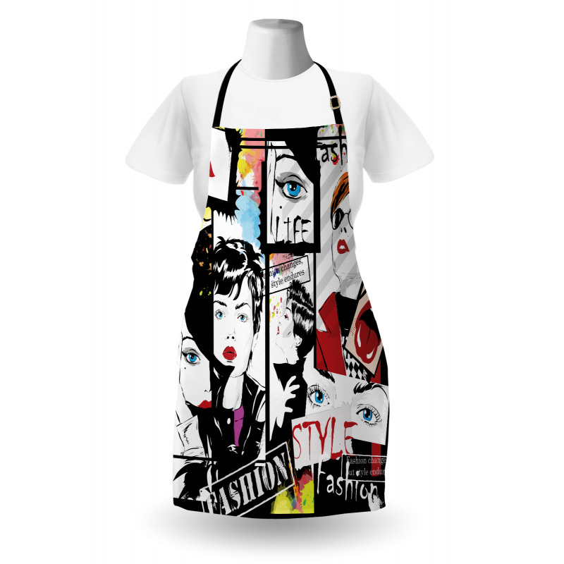 Modern Fashion Girl Apron