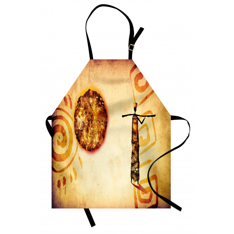 Brown Tribe Art Apron