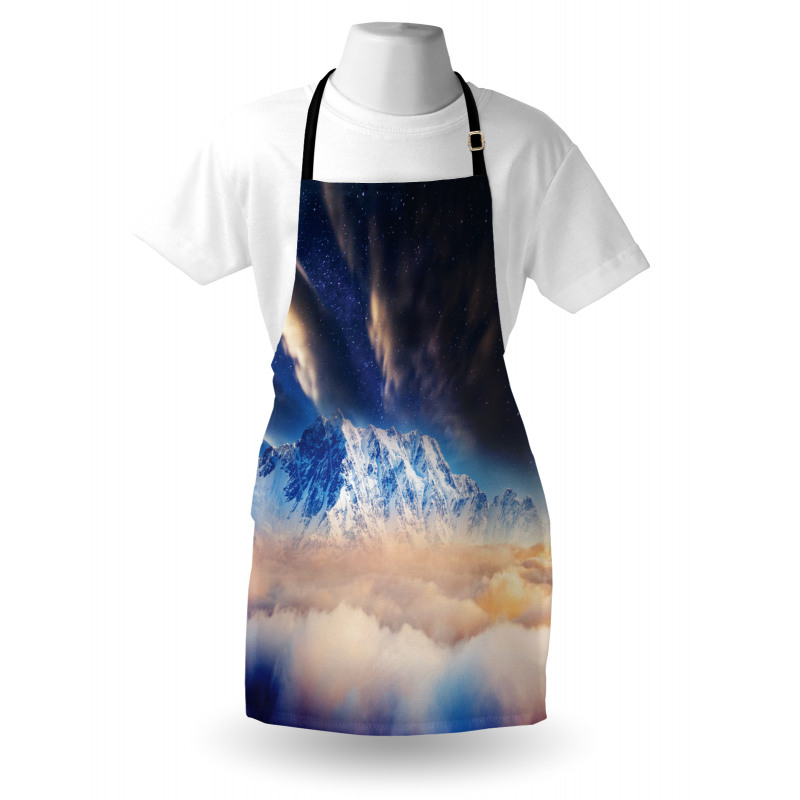 Snowy Winter Mountains Apron