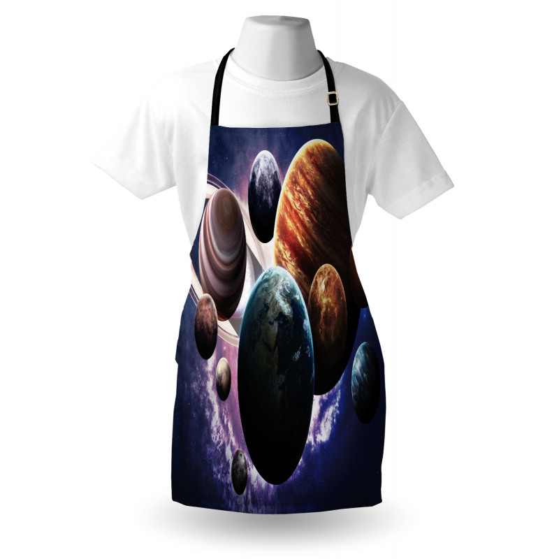 Milky Way Planets Space Apron