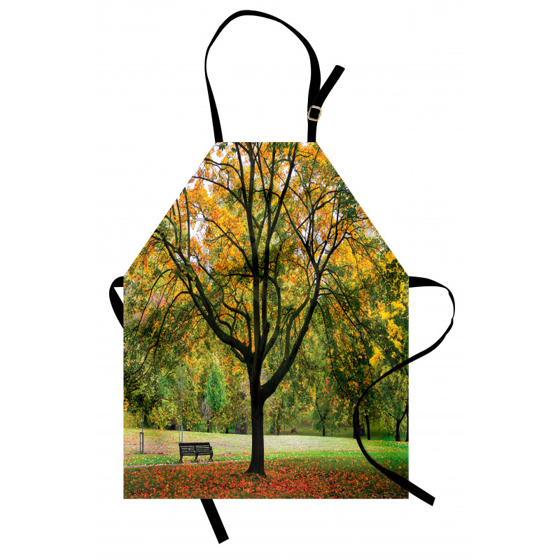 Autumn Park Leaves Nature Apron