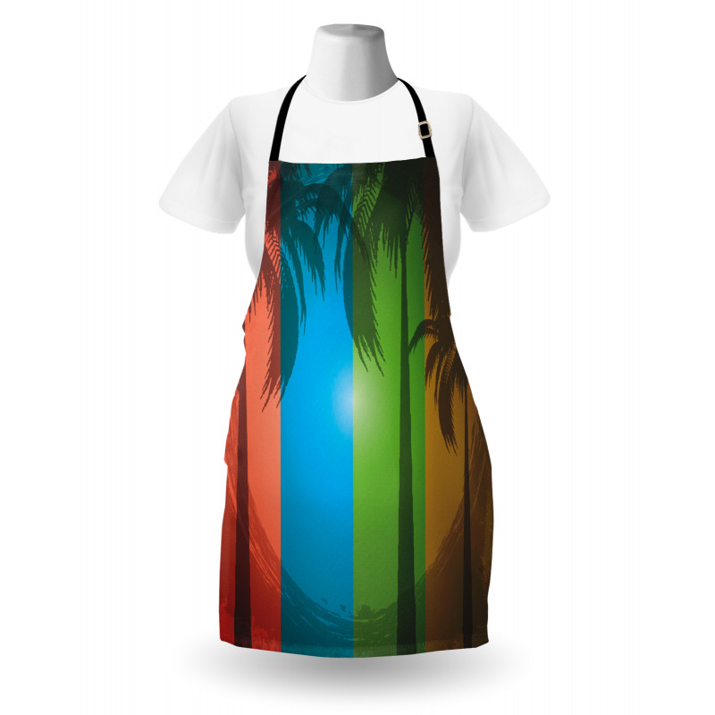 Palm Trees Bohemian Apron