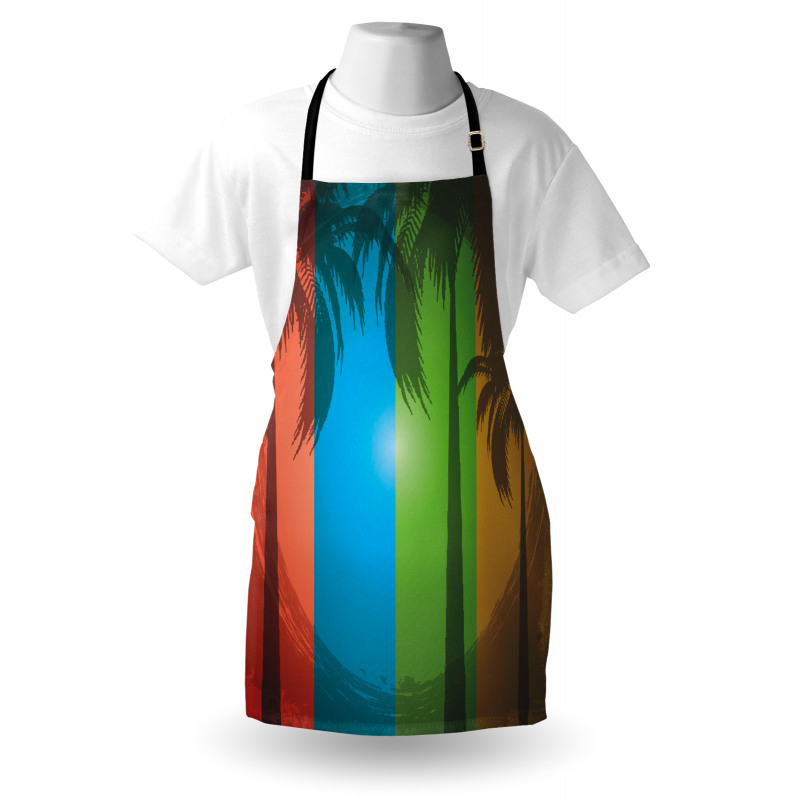 Palm Trees Bohemian Apron