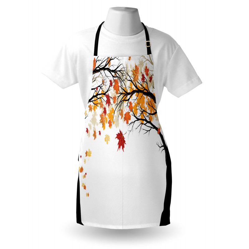 Trees with Dried Leaves Apron